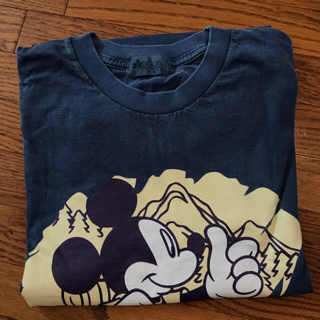 LOGOS(ロゴス)のキャンプミッキーTシャツ(マスコット付き) レディースのトップス(Tシャツ(半袖/袖なし))の商品写真