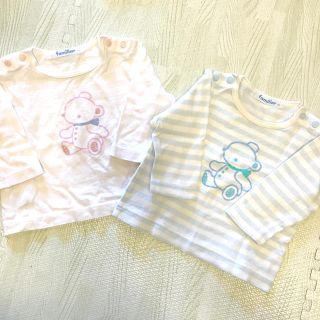 ファミリア(familiar)のご専用です★familiar 長袖Tシャツ　2枚セット　70cm(Ｔシャツ)