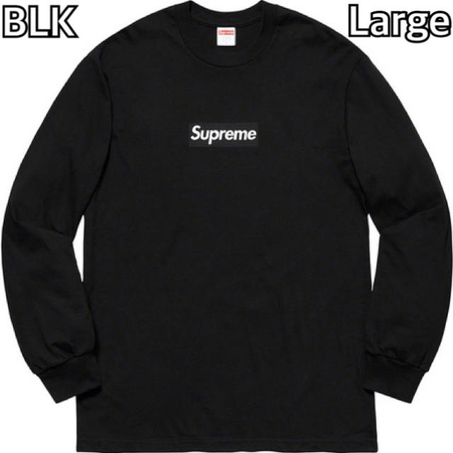 Supreme box logo tee “black” L