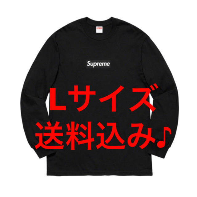 Tシャツ/カットソー(七分/長袖)Supreme Box Logo L/S Tee Black L