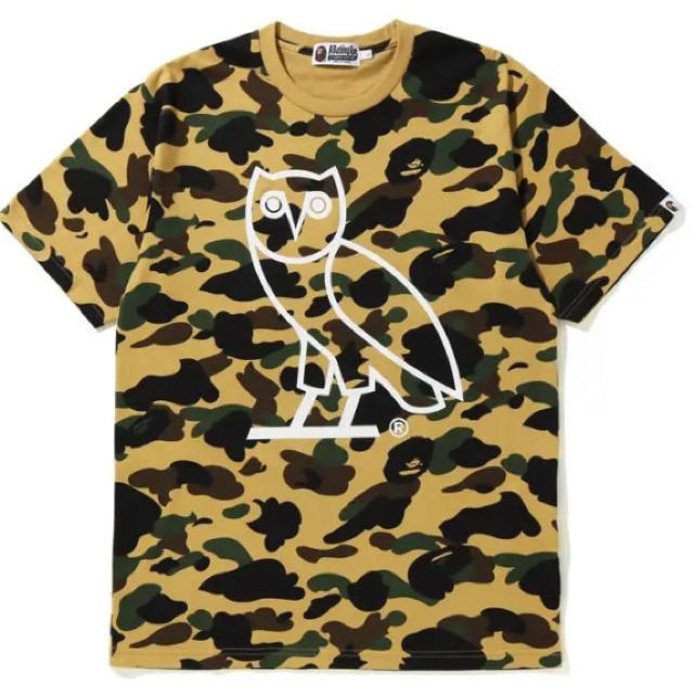 【 BAPE X OVO 】1ST CAMO TEE