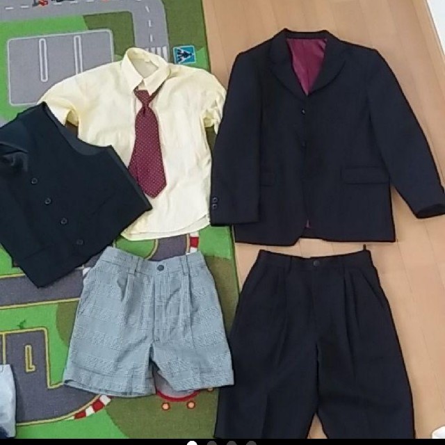 フォーマルスーツ キッズ/ベビー/マタニティのキッズ服男の子用(90cm~)(ドレス/フォーマル)の商品写真