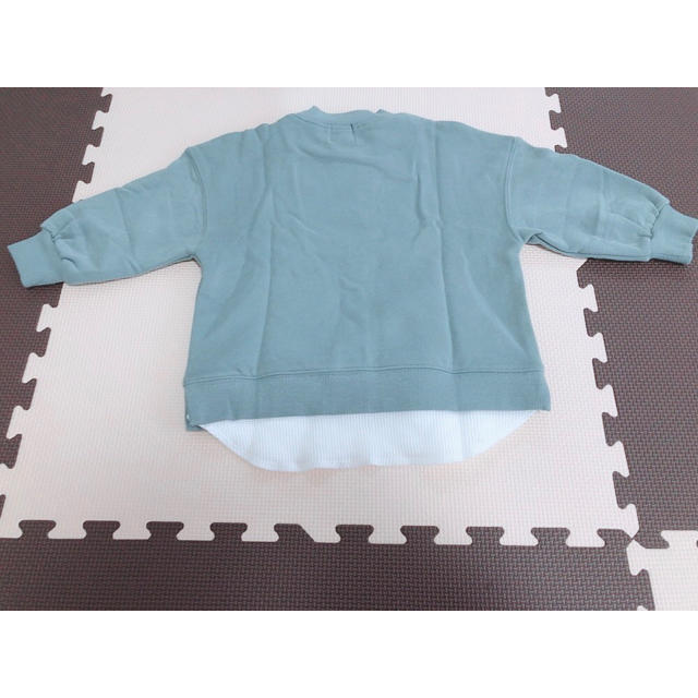 petit main(プティマイン)の専用　新品　petitmain オーガニックコットントレーナー キッズ/ベビー/マタニティのキッズ服男の子用(90cm~)(Tシャツ/カットソー)の商品写真