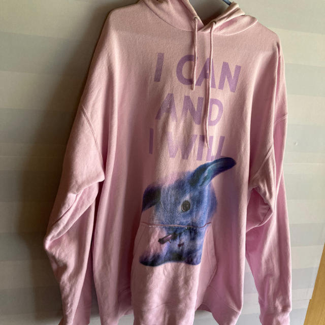 MILKBOY(ミルクボーイ)のMILKBOY GANG RABBIT HOODY うさぎ限定BIGパーカー メンズのトップス(パーカー)の商品写真