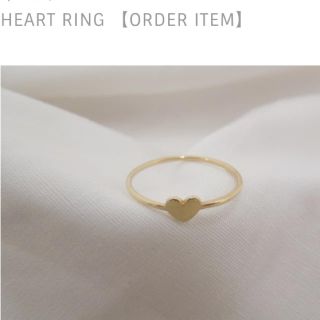 エディットフォールル(EDIT.FOR LULU)のlui jewelry 新品・未使用　松田未来さん愛用　heart ring(リング(指輪))