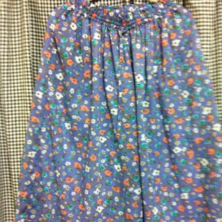 ダブルクローゼット(w closet)の値下wcloset 花柄ギャザーパンツ(カジュアルパンツ)