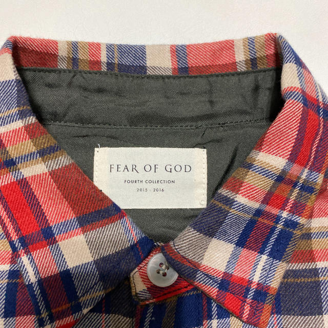 FEAR OF GOD(フィアオブゴッド)のFear of GOD fog 4th flannel shirt RED メンズのトップス(シャツ)の商品写真