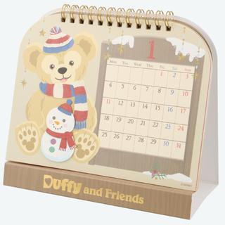 ダッフィー(ダッフィー)のディズニー 2021年 卓上カレンダー ダッフィー (カレンダー/スケジュール)