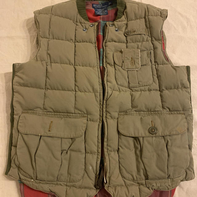 新作揃えキッズ服(男女兼用) 100cm~POLO RALPH LAUREN - ポロ ラルフローレン ダウンベスト 古着の通販 by