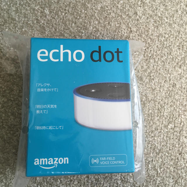 ECHO(エコー)のecho dot 第2世代 &ケース（チャコール） スマホ/家電/カメラのオーディオ機器(スピーカー)の商品写真