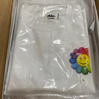 限定コラボ J BALVIN MERCH × 村上隆 Tシャツ L ホワイト (Tシャツ/カットソー(半袖/袖なし))