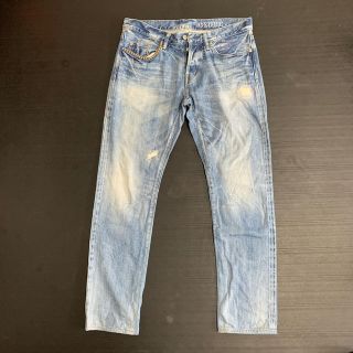 ヒステリックグラマー(HYSTERIC GLAMOUR)のヒステリックグラマー デニム ダメージ加工 34インチ(デニム/ジーンズ)