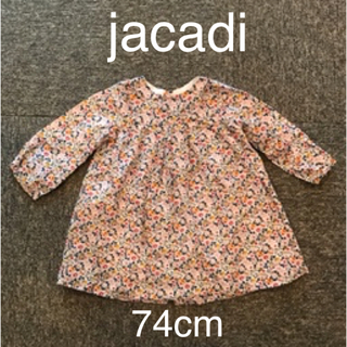 ジャカディ(Jacadi)のjacadi ジャカディ　小花柄ワンピース　74cm(ワンピース)
