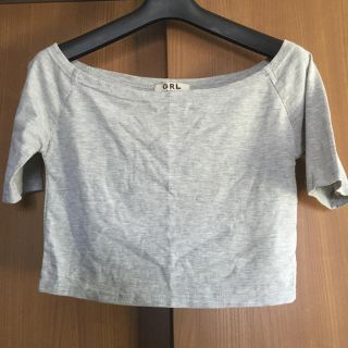 グレイル(GRL)のオフショルショート丈トップス(Tシャツ(半袖/袖なし))