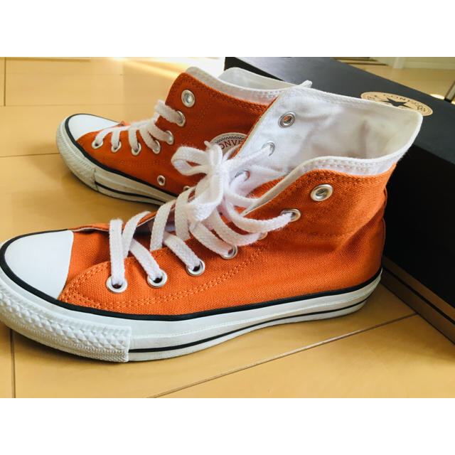 CONVERSE - コンバース オールスターハイカットスニーカー オレンジ