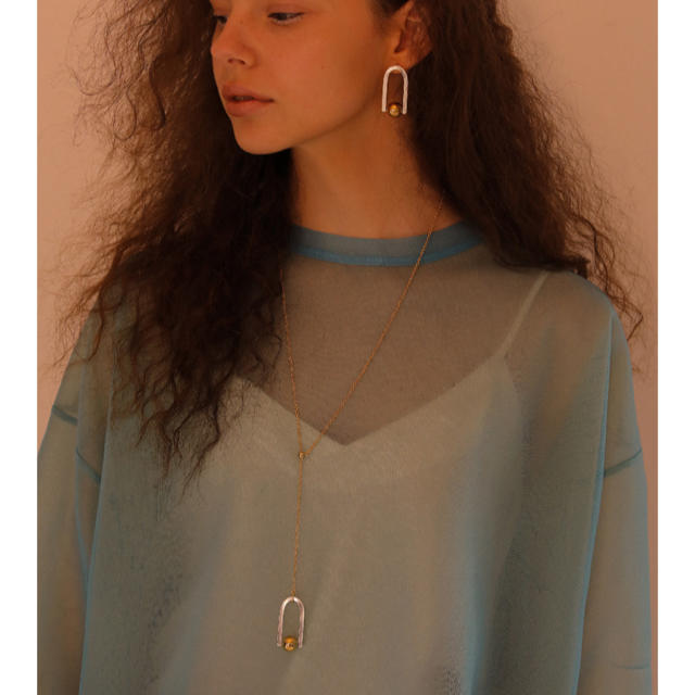 SLOBE IENA(スローブイエナ)のSea’ds mara シーズマーラ　Uline necklace レディースのアクセサリー(ネックレス)の商品写真