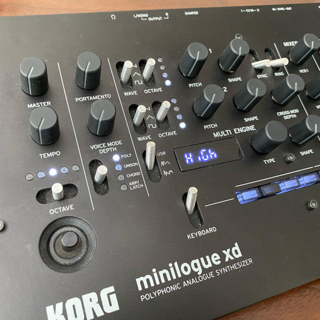 KORG(コルグ)のKORG minilogue xd module 楽器の鍵盤楽器(キーボード/シンセサイザー)の商品写真