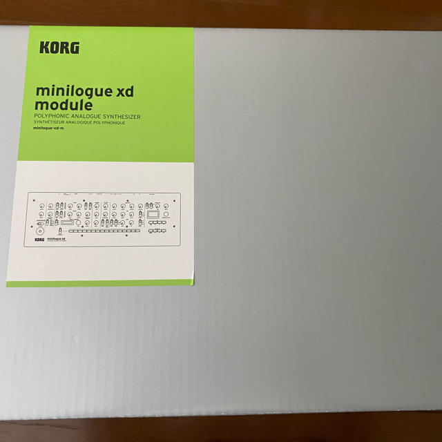 KORG(コルグ)のKORG minilogue xd module 楽器の鍵盤楽器(キーボード/シンセサイザー)の商品写真