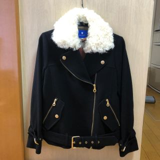 バーバリーブルーレーベル(BURBERRY BLUE LABEL)のブルーレーベル　クレストブリッジ　４児ママ専用(ライダースジャケット)