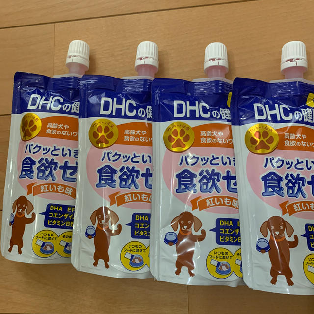 DHC(ディーエイチシー)のDHC 犬用　食欲ゼリー　×  4 その他のペット用品(ペットフード)の商品写真