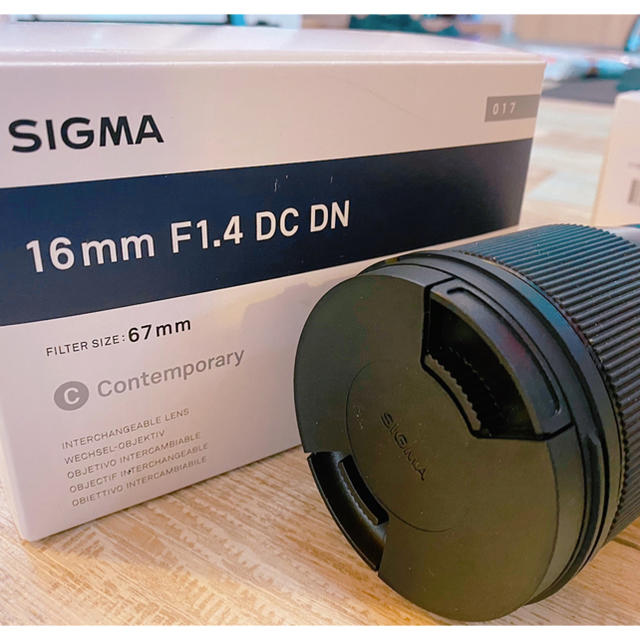 使用回数6回ぐらい。SIGMA 16mm F1.4 DC DN 美品