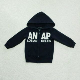 アナップキッズ(ANAP Kids)のANAP♡定番ロゴフードパーカー
(トレーナー)