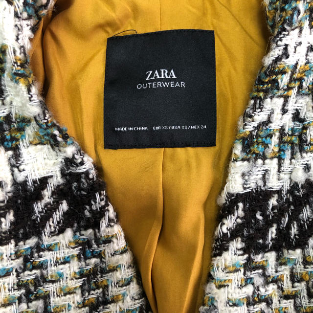 ZARA(ザラ)のZARA チェックコート レディースのジャケット/アウター(その他)の商品写真