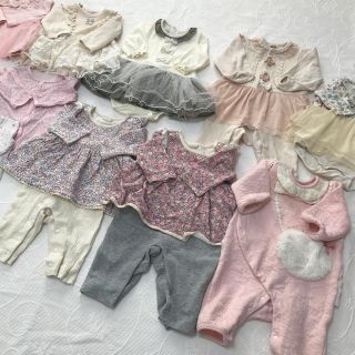 スーリー(Souris)の♡ベビー服　70サイズ　14着　おまとめ売り♡(ロンパース)