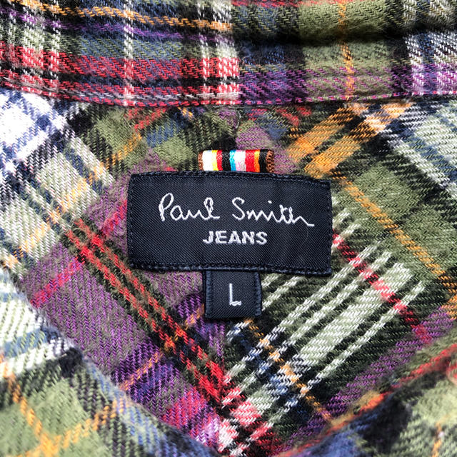 Paul Smith(ポールスミス)のポールスミス　長袖シャツ　ネルシャツ　Ｌ メンズのトップス(シャツ)の商品写真