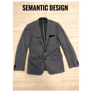 セマンティックデザイン(semantic design)のSemantic design テーラード ジャケット メンズ グレー(テーラードジャケット)