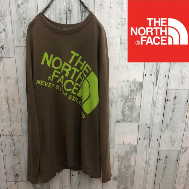 THE NORTH FACE(ザノースフェイス)の【激安オススメ】ザノースフェイス ロングTシャツ メンズXL メンズのトップス(Tシャツ/カットソー(七分/長袖))の商品写真