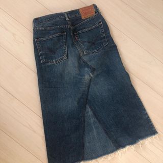 リーバイス(Levi's)のリーバイス  デニムスカート　ヴィンデージ　リメイク(ひざ丈スカート)