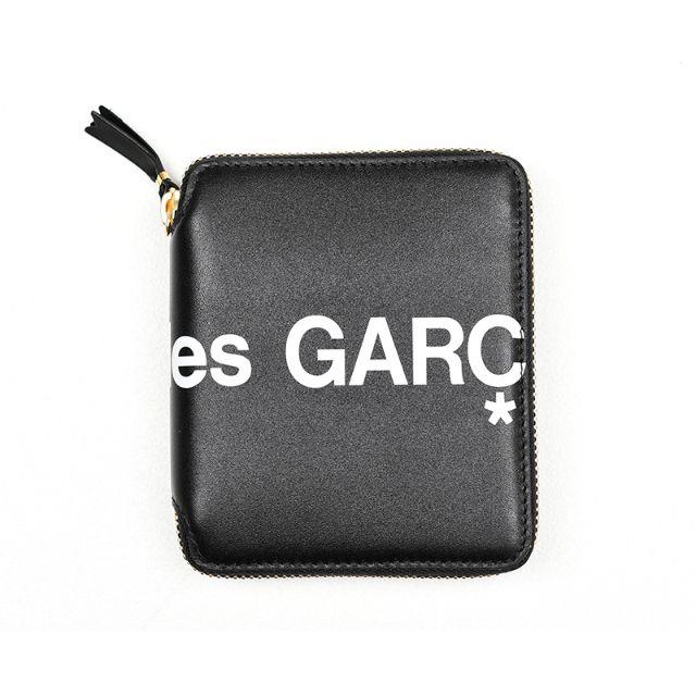 COMME des GARCONS(コムデギャルソン)のコムデギャルソン ブラックロゴ二つ折財布 メンズのファッション小物(折り財布)の商品写真