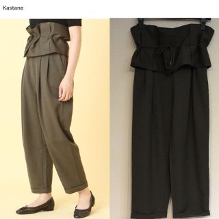 カスタネ(Kastane)の【美品】kastane.2wayグリーンパンツ(その他)