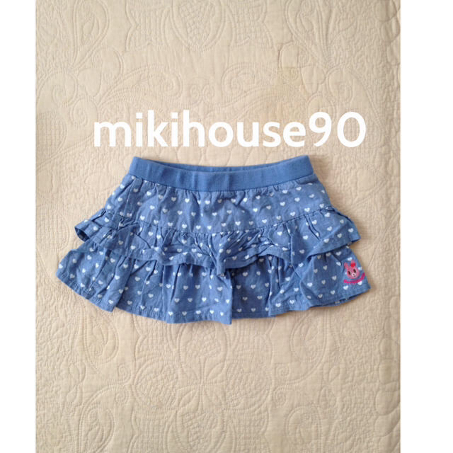 mikihouse(ミキハウス)のmikihouseスカート(90) キッズ/ベビー/マタニティのキッズ服女の子用(90cm~)(その他)の商品写真