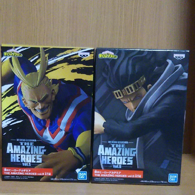 僕のヒーローアカデミア 相澤消太&ALL MIGHT フィギュア 全2種 新品