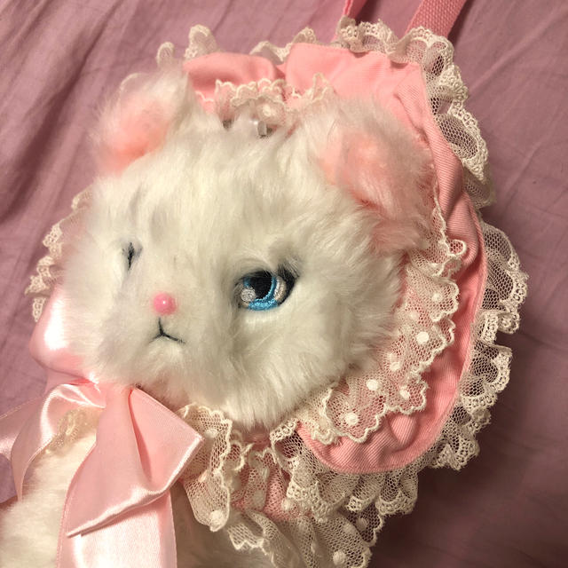 Angelic Pretty(アンジェリックプリティー)のきまぐれcatぬいぐるみポーチ　 キッズ/ベビー/マタニティのおもちゃ(ぬいぐるみ/人形)の商品写真