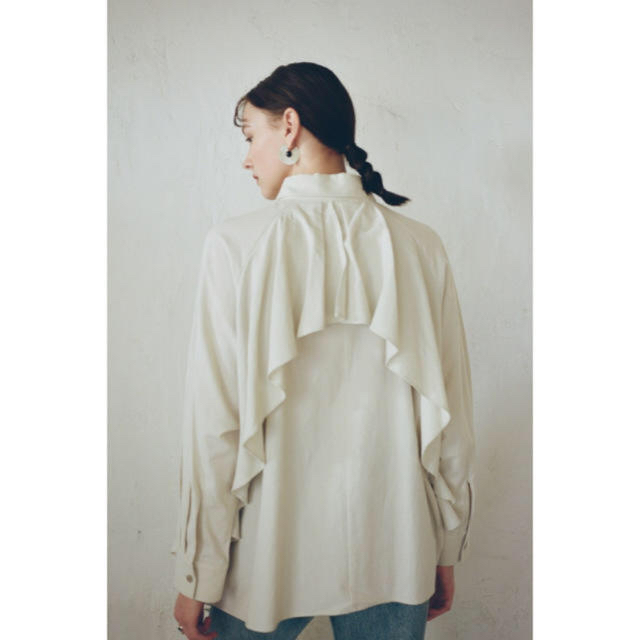 【最終値下げ】CLANE BACK FRILL SHIRT