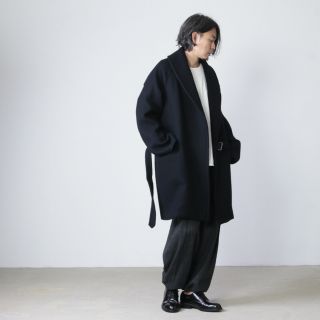 コモリ(COMOLI)のCOMOLI ウールショールカラーコート Size2(トレンチコート)