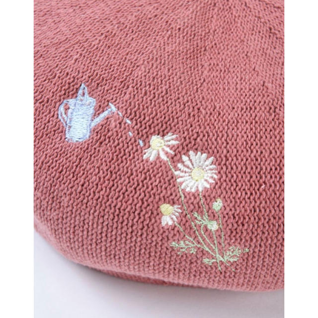 franche lippee(フランシュリッペ)のフランシュリッペ　ガーデニング刺繍　ベレー帽 レディースの帽子(ハンチング/ベレー帽)の商品写真