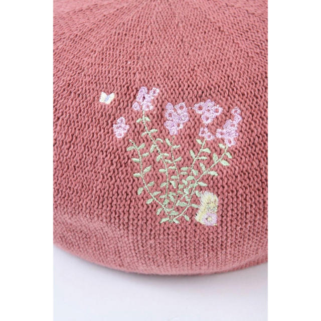 franche lippee(フランシュリッペ)のフランシュリッペ　ガーデニング刺繍　ベレー帽 レディースの帽子(ハンチング/ベレー帽)の商品写真