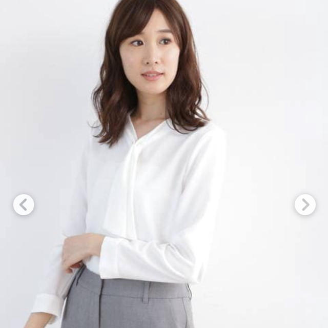 NATURAL BEAUTY BASIC(ナチュラルビューティーベーシック)の新品★NNB ボウタイブラウス レディースのトップス(シャツ/ブラウス(長袖/七分))の商品写真