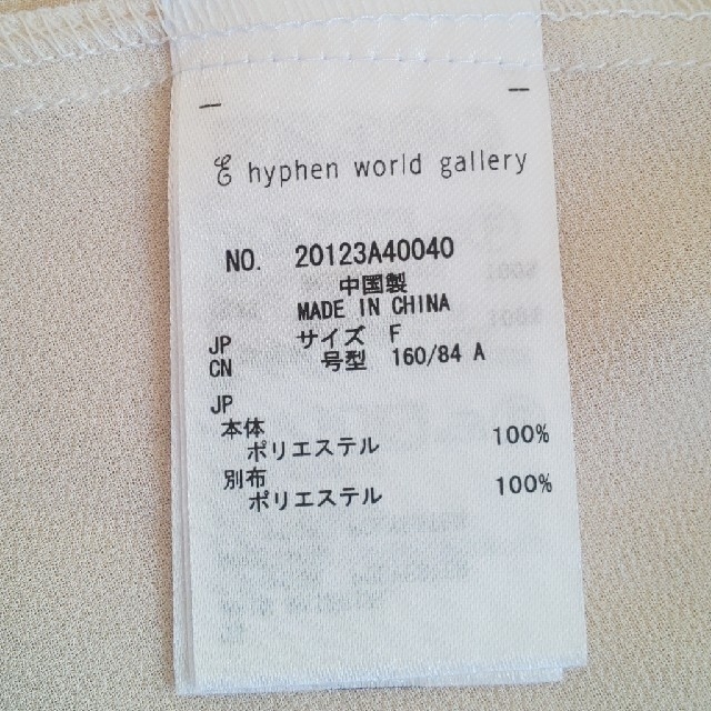 E hyphen world gallery(イーハイフンワールドギャラリー)のとろみブラウス E hyphen world gallery レディースのトップス(シャツ/ブラウス(長袖/七分))の商品写真