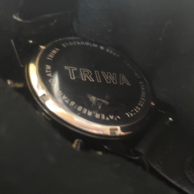 TRIWA(トリワ)のTRIWA 腕時計　ブラック　38mm メンズの時計(腕時計(アナログ))の商品写真