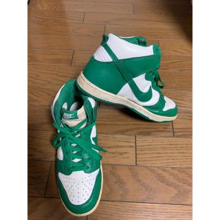 ナイキ(NIKE)のNike ダンクハイ　セルティックス　VNTG　25cm(スニーカー)