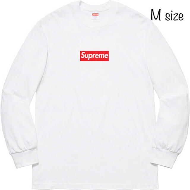 Supreme Box Logo L/S TeeTシャツ/カットソー(七分/長袖)