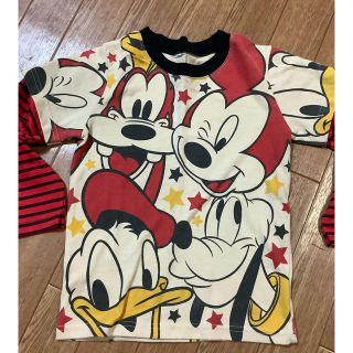 ディズニー(Disney)の子供　長袖Tシャツ　120㎝　ミッキーマウス(Tシャツ/カットソー)