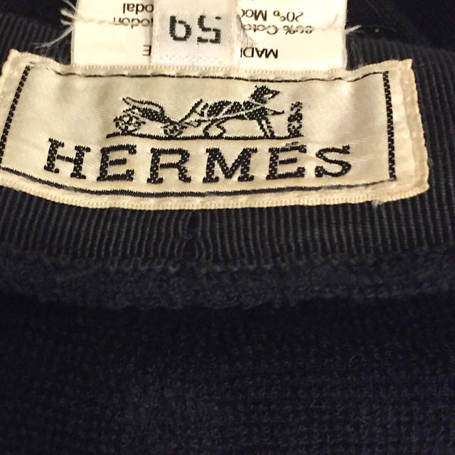 Hermes(エルメス)の【コトル様専用】HERMES エルメス パイル地 キャスケット SIZE 59 レディースの帽子(キャスケット)の商品写真