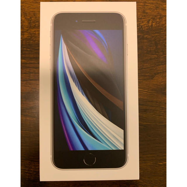 【新品未使用】iPhone SE2 64G ホワイト SIMフリースマートフォン/携帯電話