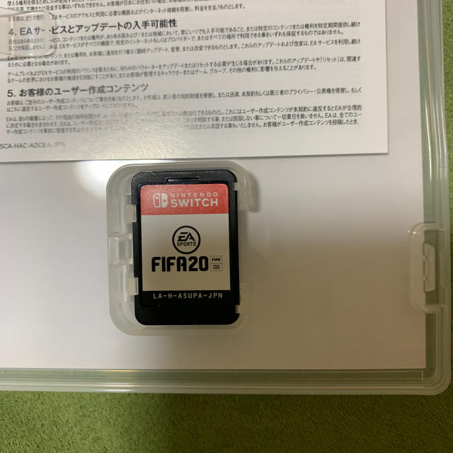 Nintendo Switch(ニンテンドースイッチ)のFIFA 20 Legacy Edition Switch エンタメ/ホビーのゲームソフト/ゲーム機本体(家庭用ゲームソフト)の商品写真